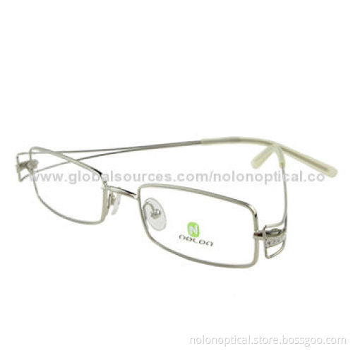 Stainless steel Full-Rim with Fold End-piece Women's Eyeglass FramesNew